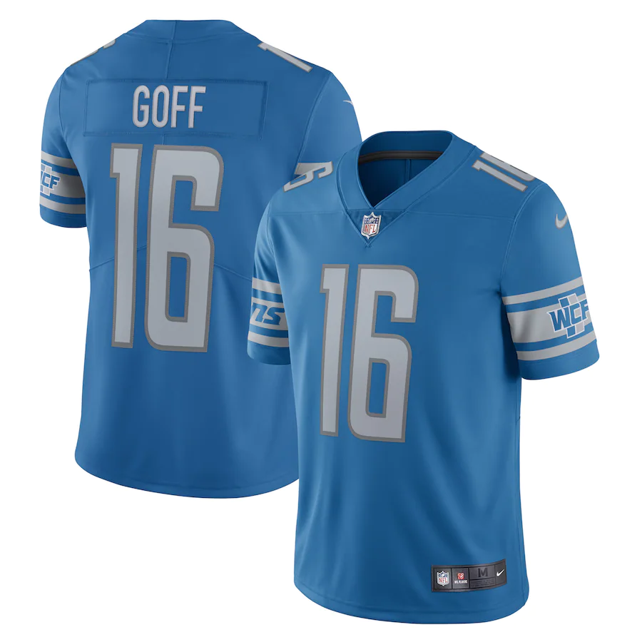 Detroit Lions Jared Goff Blue Vapor Limited Jersey