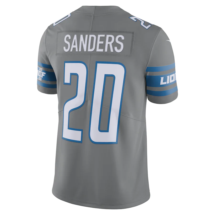 Detroit Lions Barry Sanders Silver Retired Player Vapor Limited Jersey