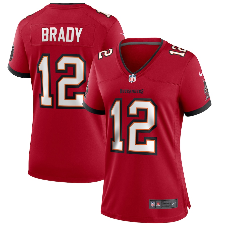Women's Tampa Bay Buccaneers Tom Brady Red Game Jersey
