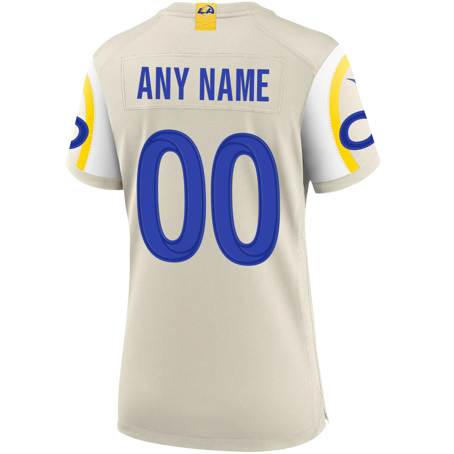 Custom Los Angeles Rams Bone Game Jersey