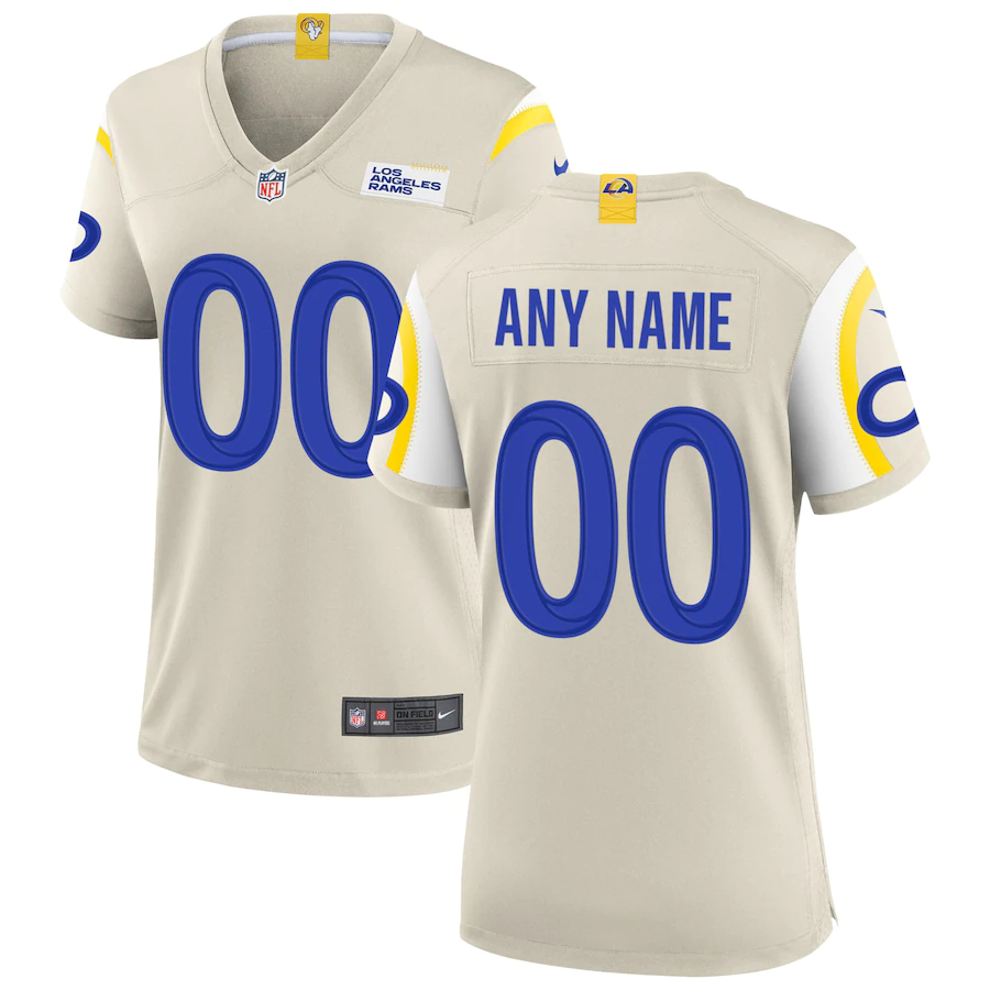 Custom Los Angeles Rams Bone Game Jersey