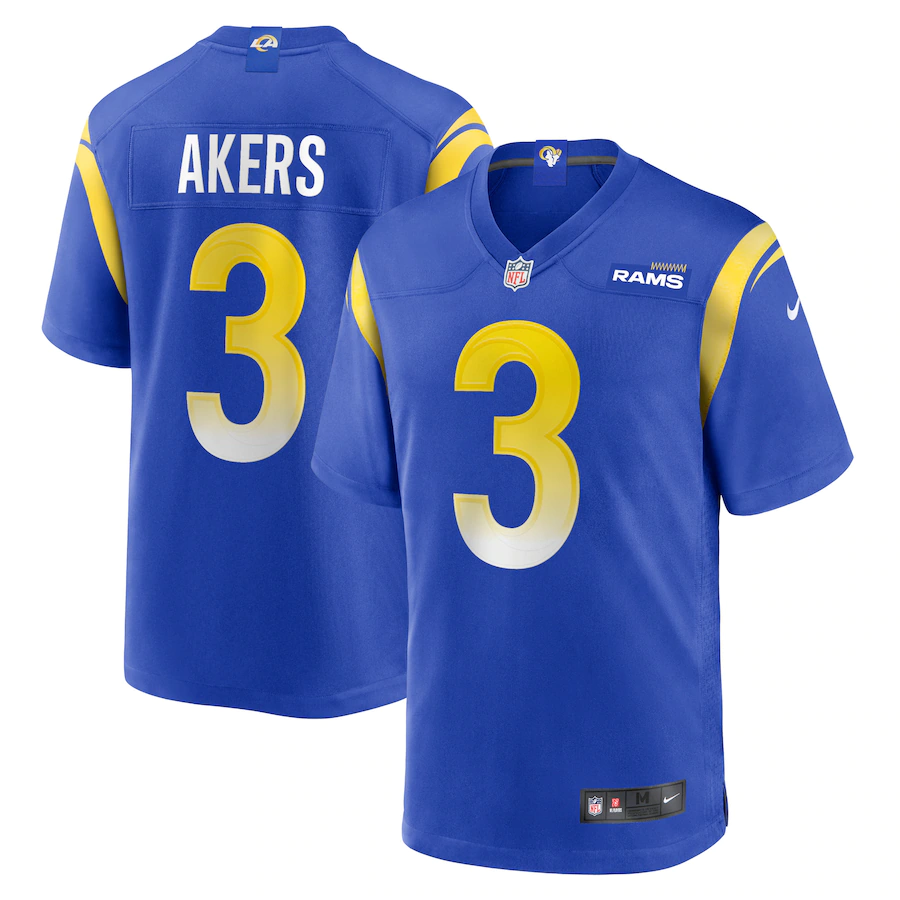 Men's Los Angeles Rams Cam Akers Royal Game Jersey