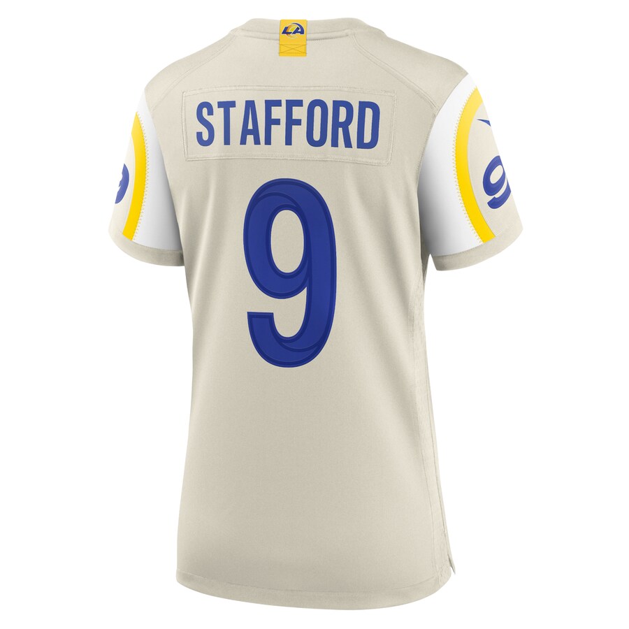 Women's Los Angeles Rams Matthew Stafford Bone Game Jersey