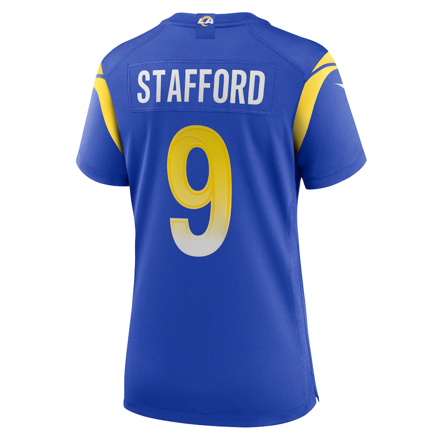 Women's Los Angeles Rams Matthew Stafford Royal Game Jersey