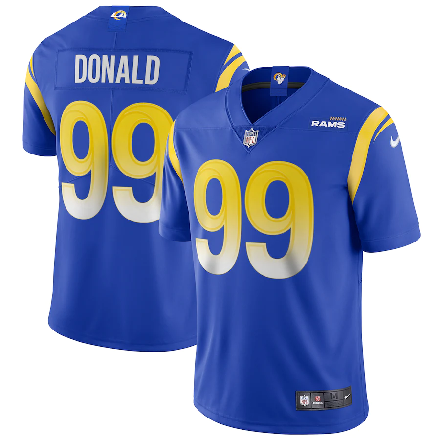 Los Angeles Rams Aaron Donald Royal Vapor Limited Jersey