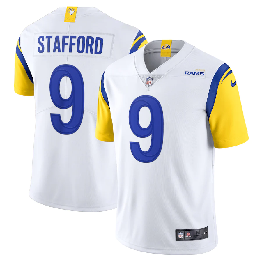 Los Angeles Rams Matthew Stafford White Vapor Limited Jersey