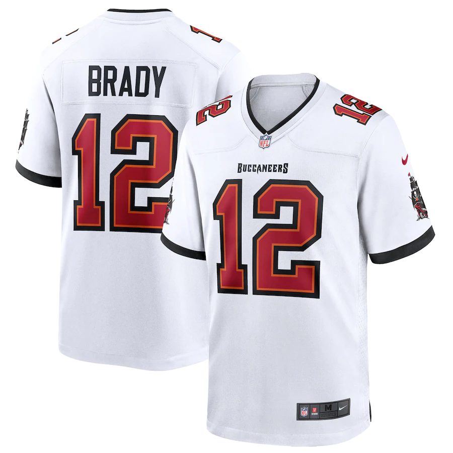 Men's Tampa Bay Buccaneers Tom Brady White Game Jersey