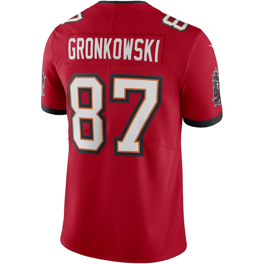 Tampa Bay Buccaneers Rob Gronkowski Red Vapor Limited Jersey