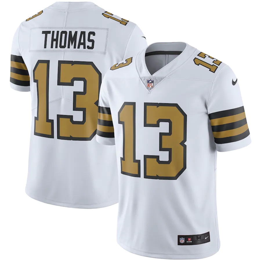 Men's New Orleans Saints Michael Thomas White Vapor Untouchable Color Rush Limited Jersey