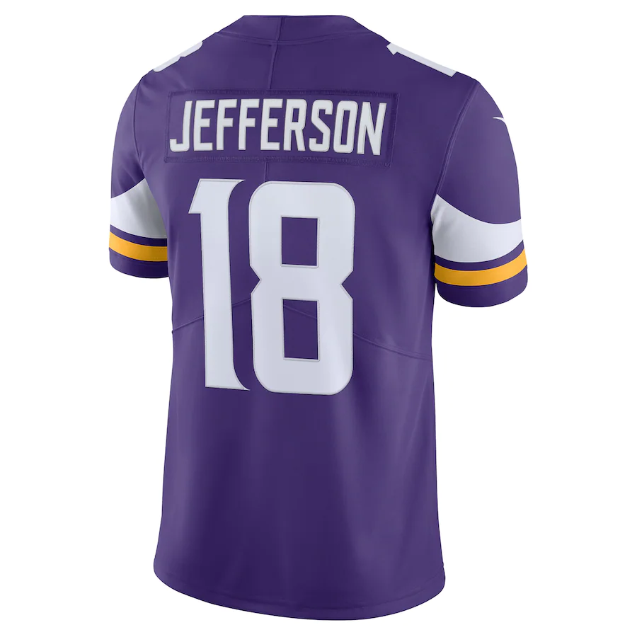 Minnesota Vikings Justin Jefferson Purple Vapor Limited Jersey