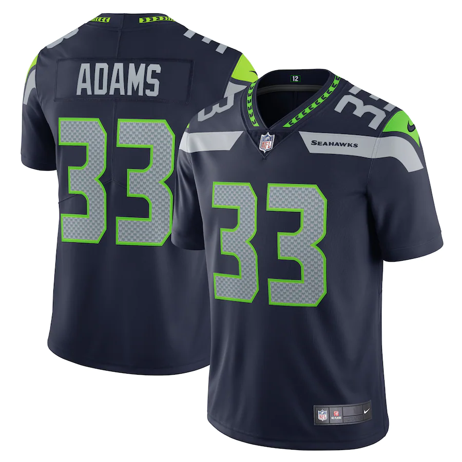 Seattle Seahawks Jamal Adams College Navy Vapor Limited Player Jersey