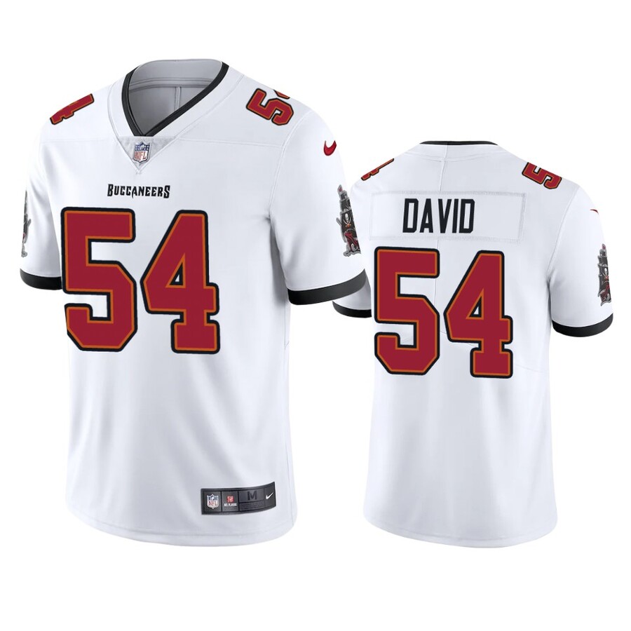 Men's Tampa Bay Buccaneers Lavonte David White Vapor Limited Jersey
