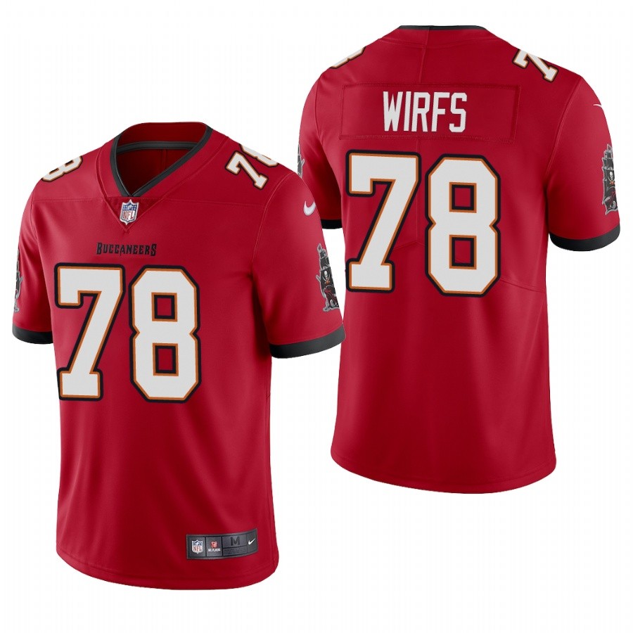 Men's Tampa Bay Buccaneers Tristan Wirfs Red Vapor Limited Jersey