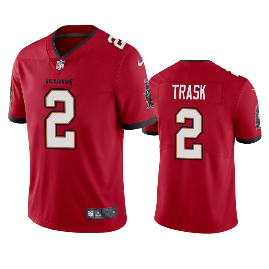 Men's Tampa Bay Buccaneers Kyle Trask Red Vapor Limited Jersey