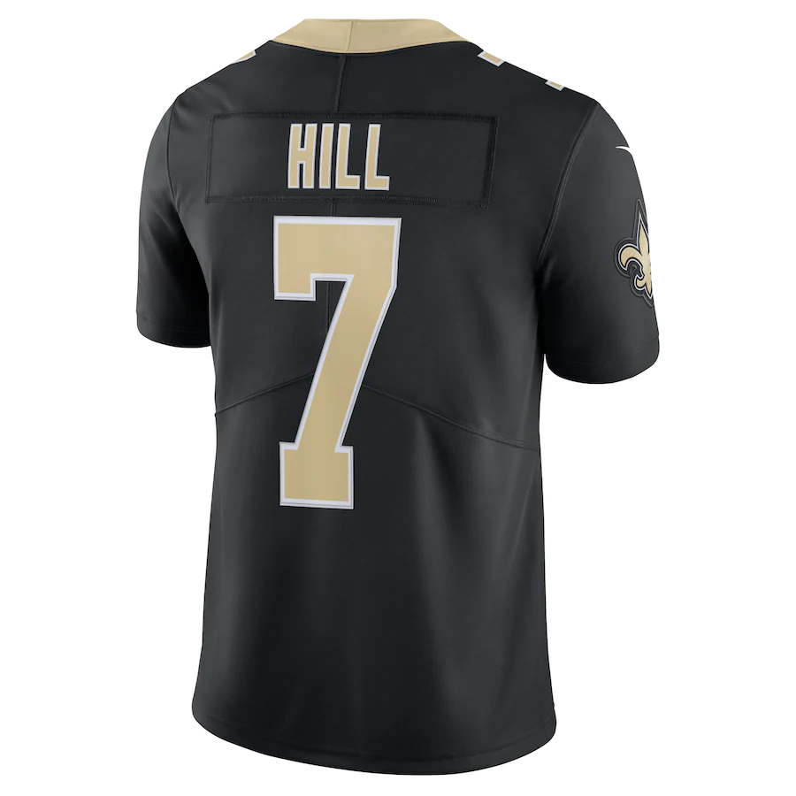 Men's New Orleans Saints Taysom Hill Black Vapor Limited Jersey