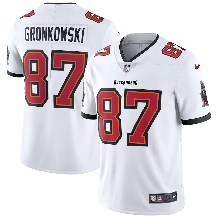 Tampa Bay Buccaneers Rob Gronkowski White Vapor Limited Jersey