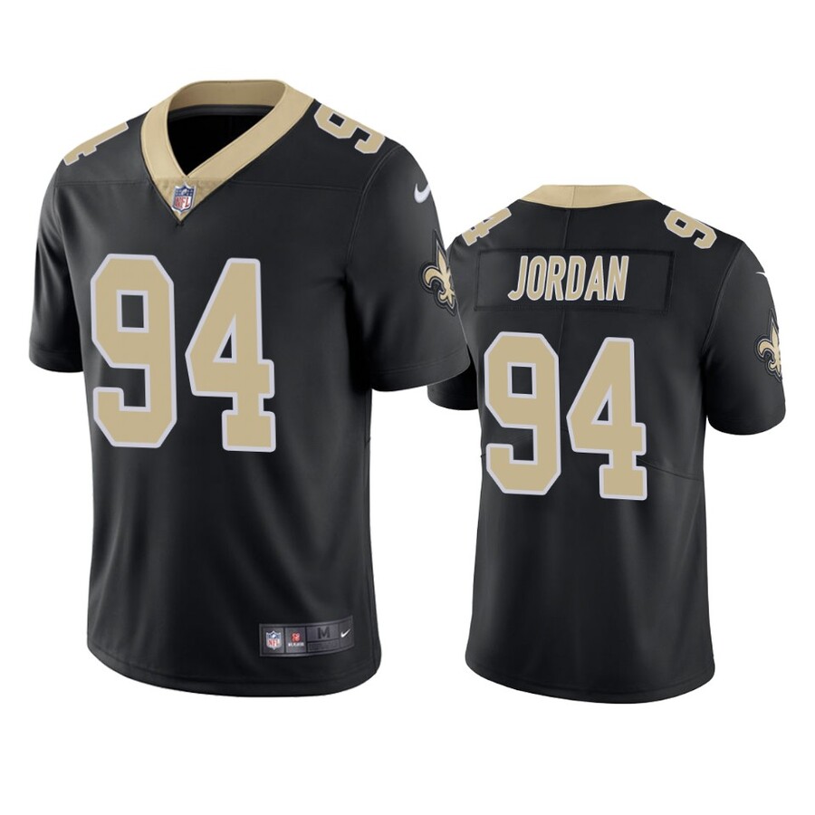 Men's New Orleans Saints Cameron Jordan Black Vapor Limited Jersey