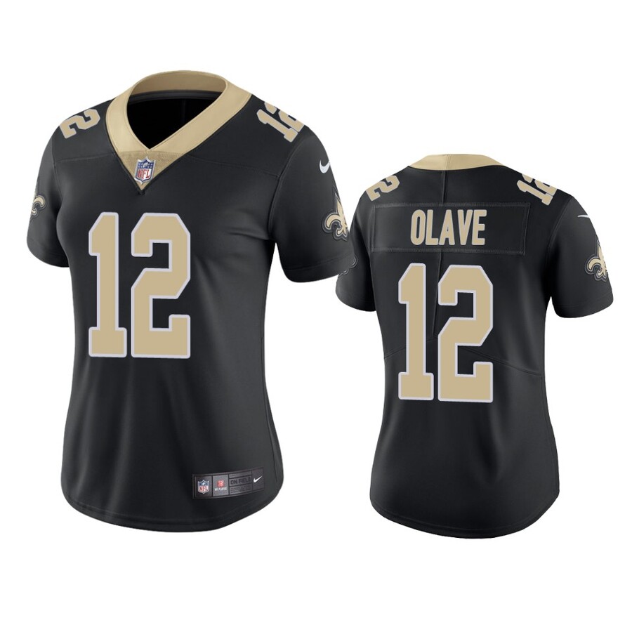 Women's New Orleans Saints Chris Olave Black Vapor Limited Jersey
