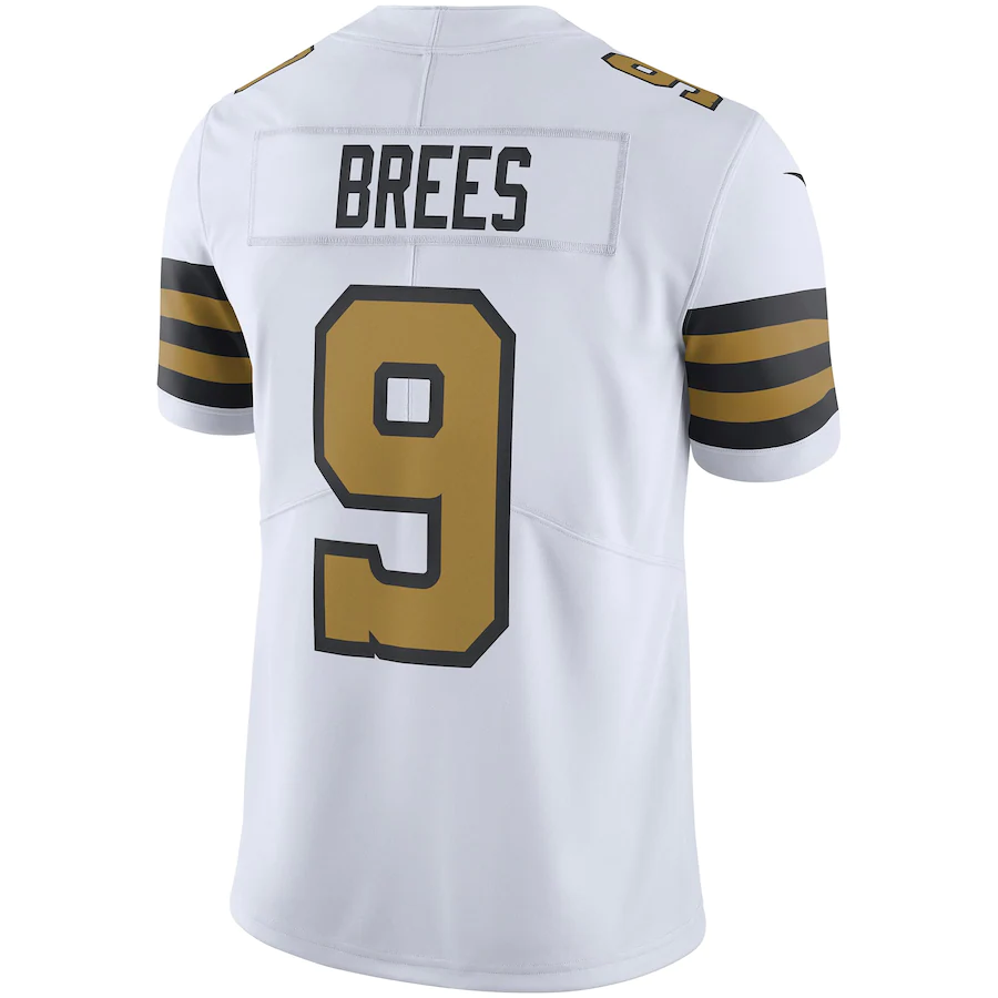 Men's New Orleans Saints Drew Brees White Vapor Untouchable Color Rush Limited Jersey