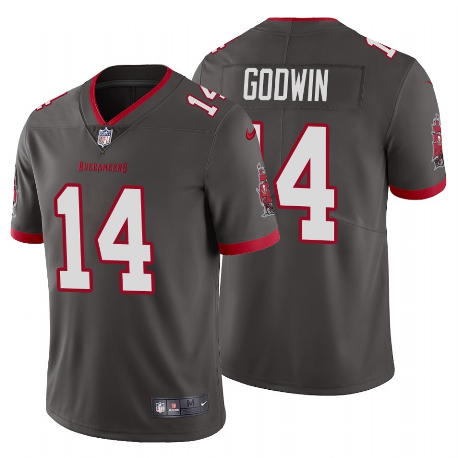 Tampa Bay Buccaneers Chris Godwin Pewter Vapor Limited Jersey