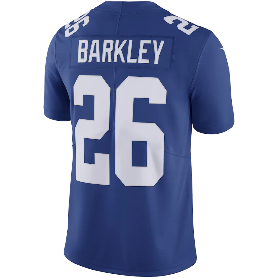New York Giants Saquon Barkley Royal Vapor Untouchable Limited Jersey