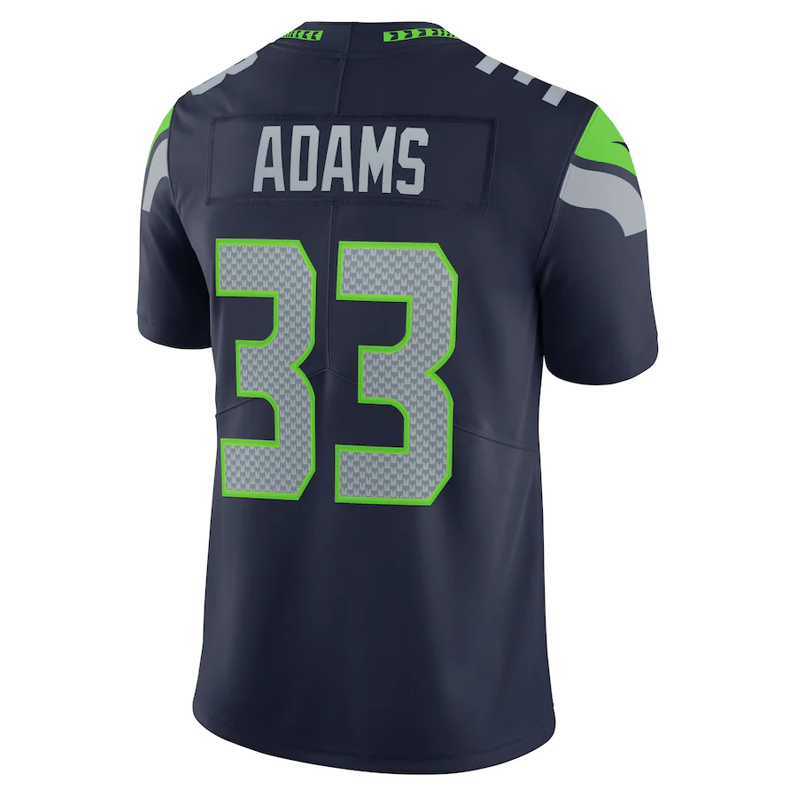 Seattle Seahawks Jamal Adams College Navy Vapor Limited Player Jersey