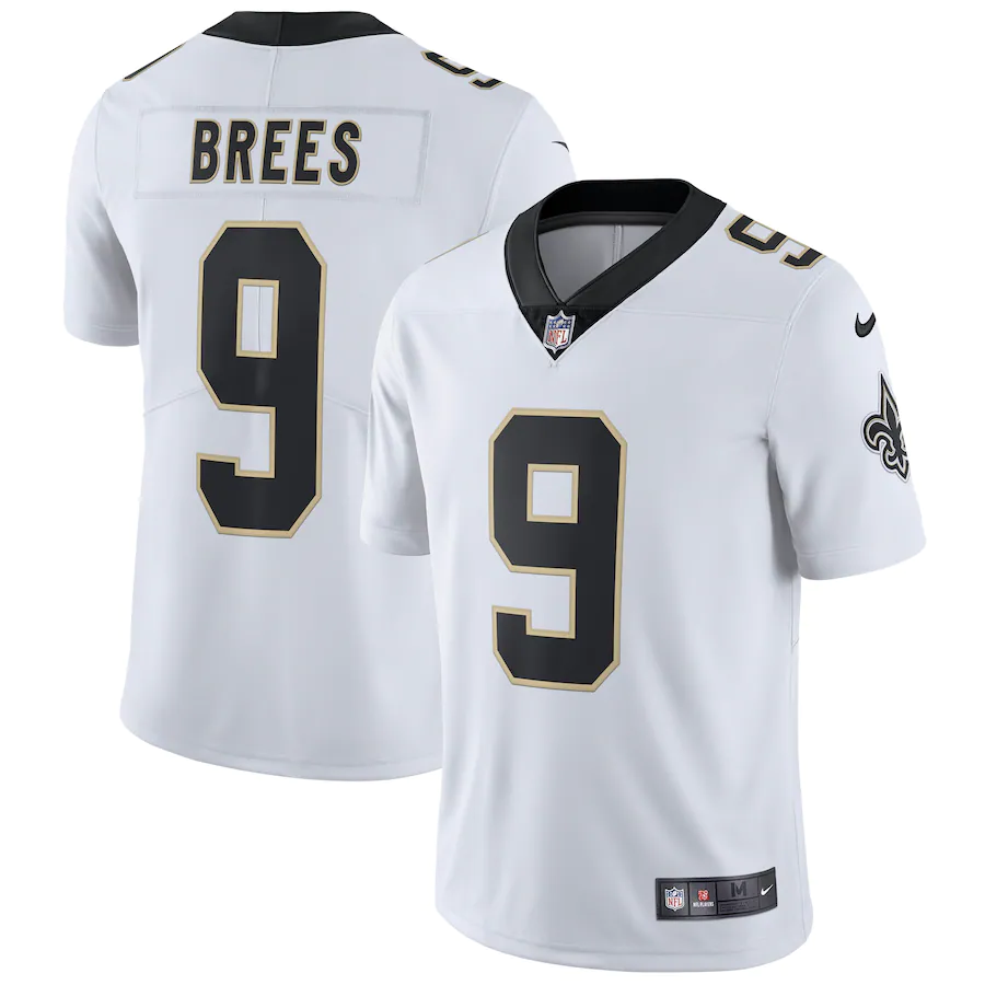 Men's New Orleans Saints Drew Brees White Vapor Untouchable Limited Player Jersey