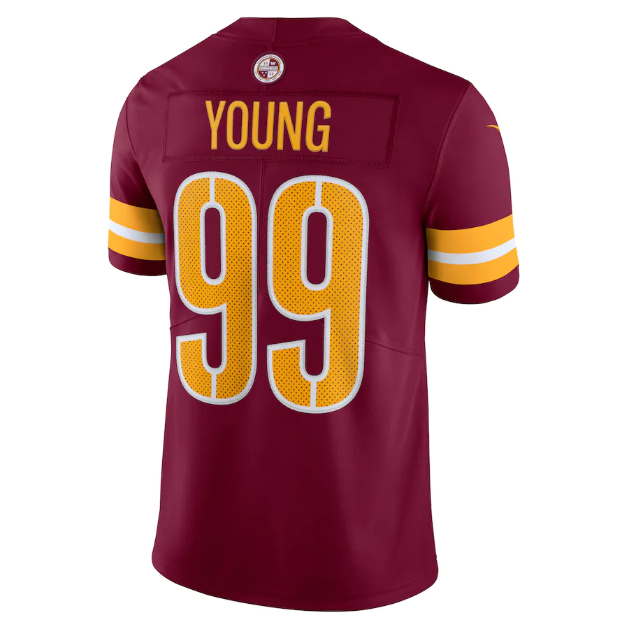 Washington Commanders Chase Young Burgundy Vapor Limited Jersey