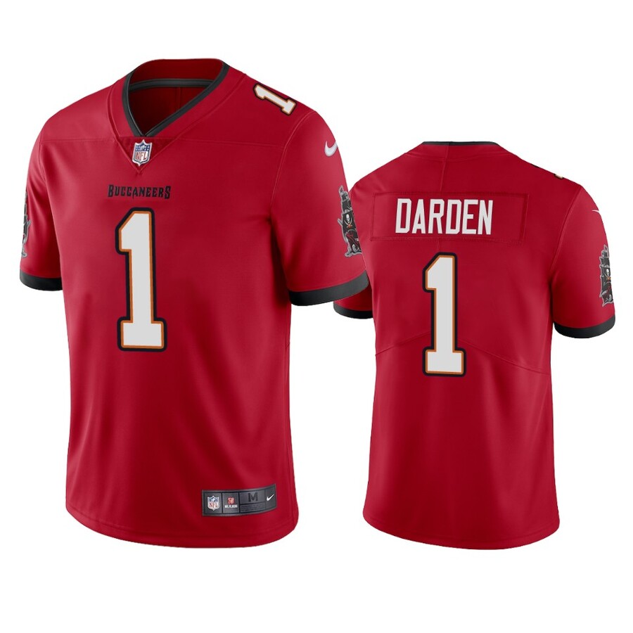Men's Tampa Bay Buccaneers Jaelon Darden Red Vapor Limited Jersey