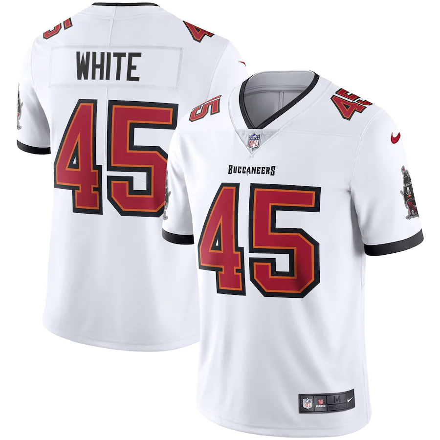 Tampa Bay Buccaneers Devin White White Vapor Limited Jersey