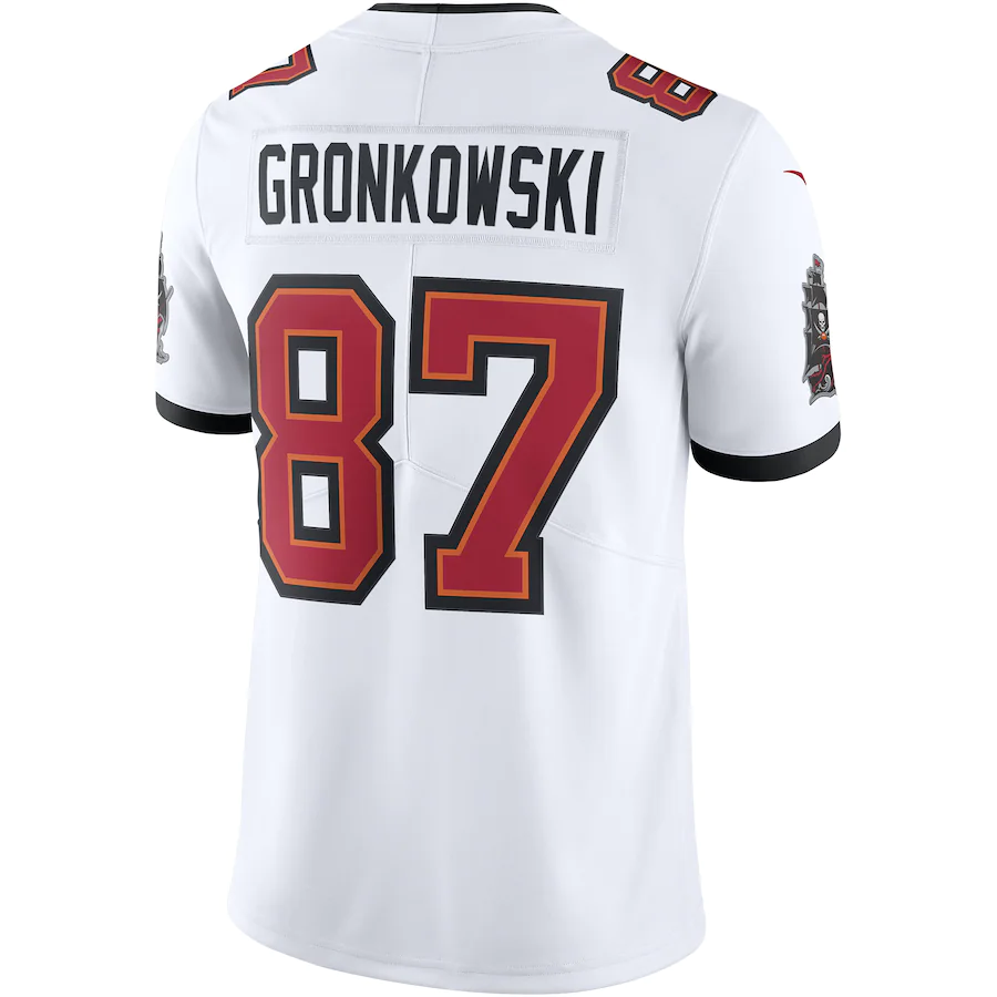 Tampa Bay Buccaneers Rob Gronkowski White Vapor Limited Jersey