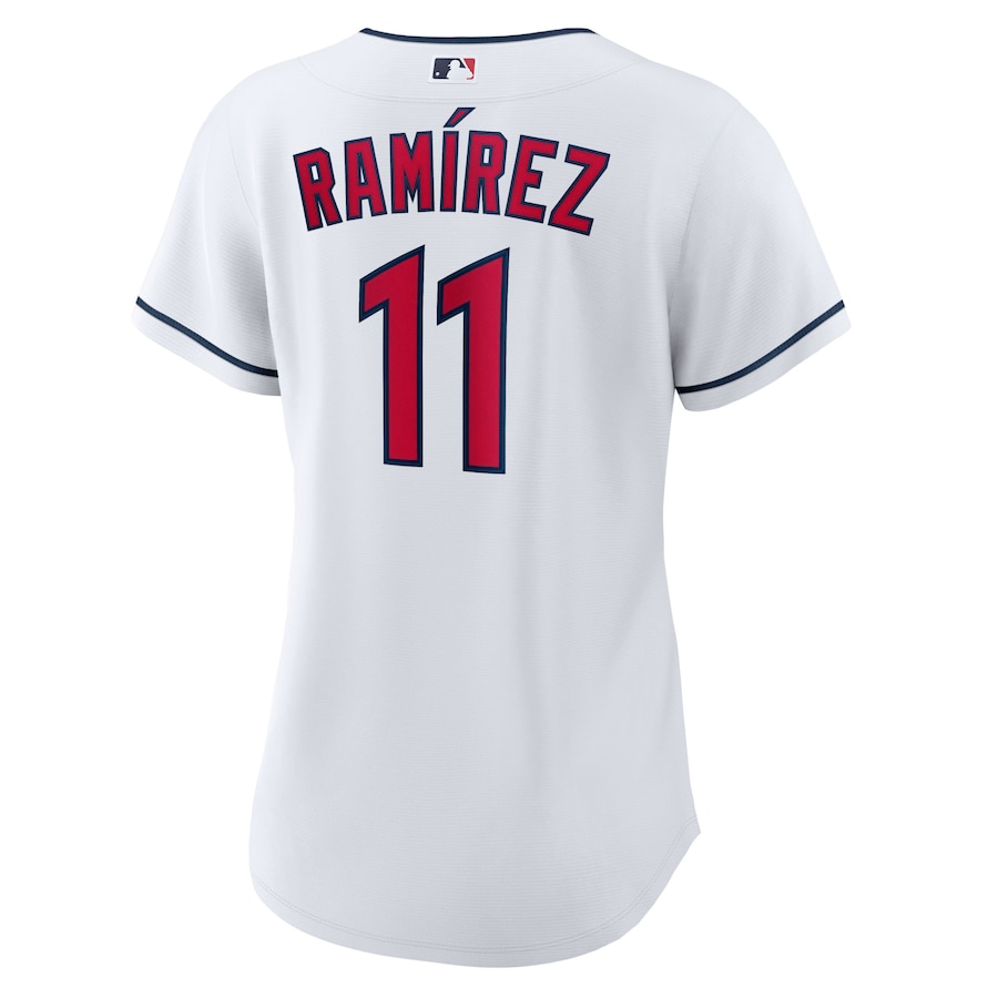 Women's Cleveland Guardians Jose Ramirez White Home Replica Player Jersey