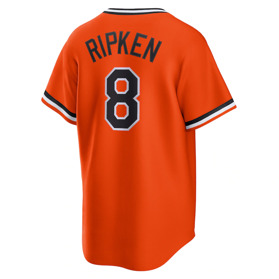 Men's Baltimore Orioles Cal Ripken Jr. Orange Alternate Cooperstown Collection Player Jersey