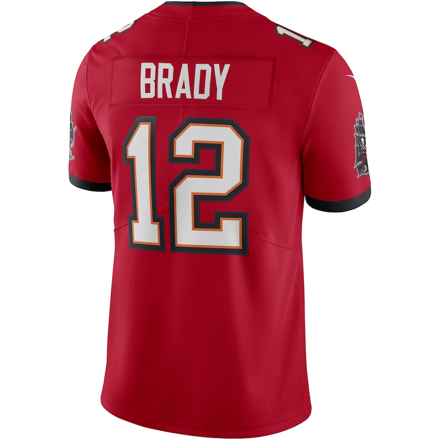 Tampa Bay Buccaneers Tom Brady Red Vapor Limited Jersey