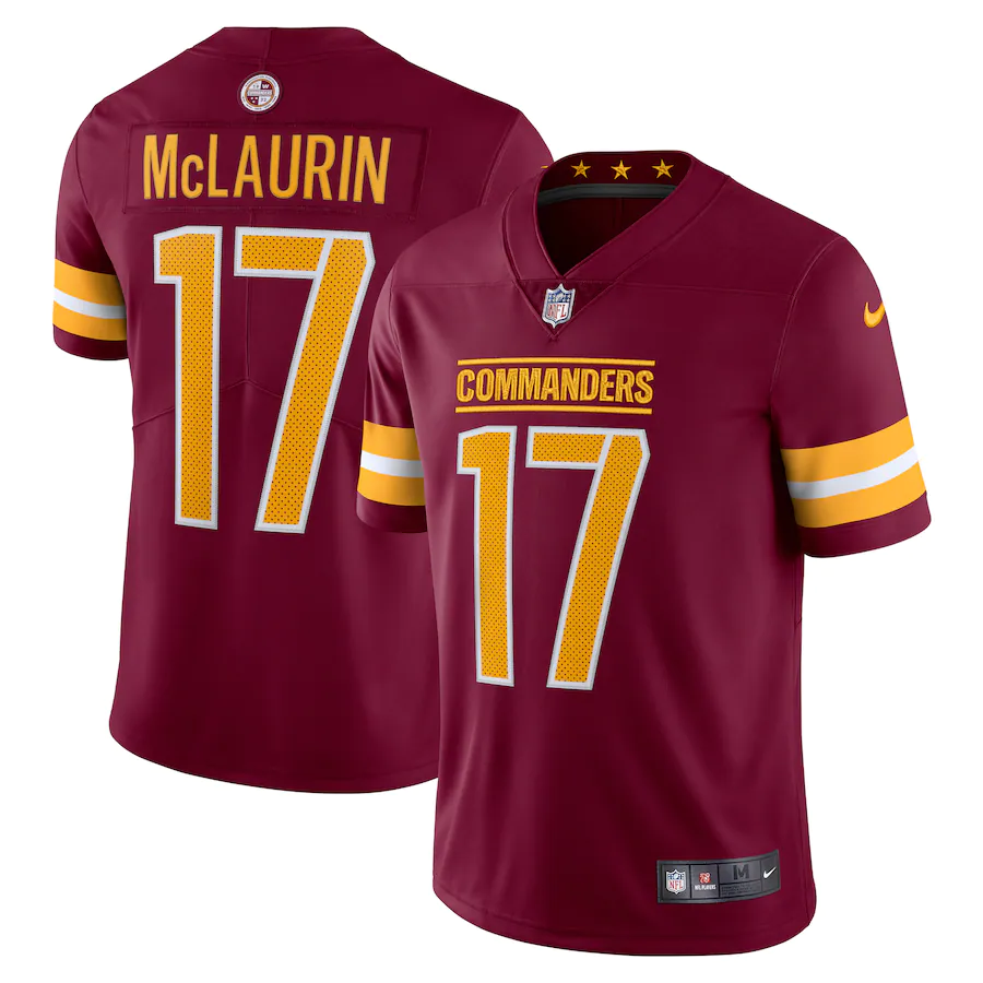 Washington Commanders Terry McLaurin Burgundy Vapor Limited Jersey