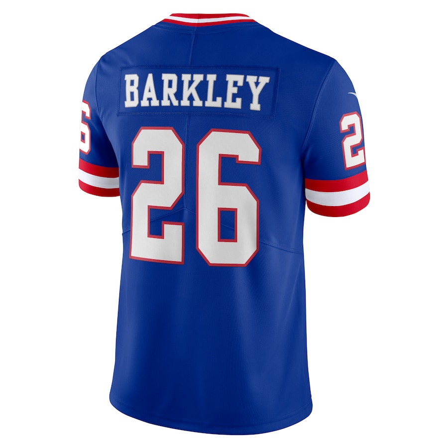 Men's New York Giants Saquon Barkley Royal Classic Vapor Limited Player Jersey