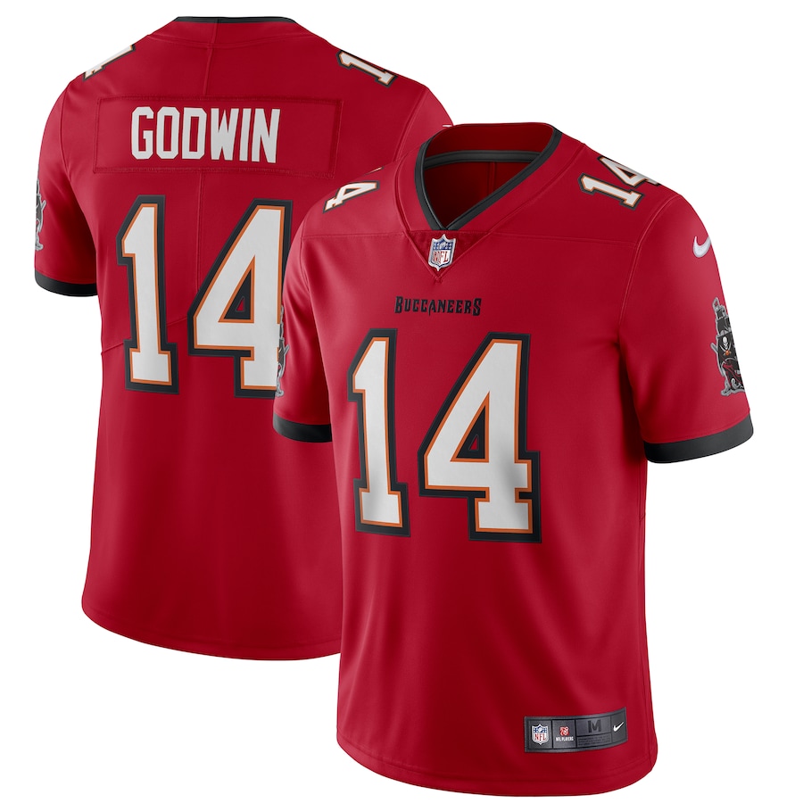 Tampa Bay Buccaneers Chris Godwin Red Vapor Limited Jersey