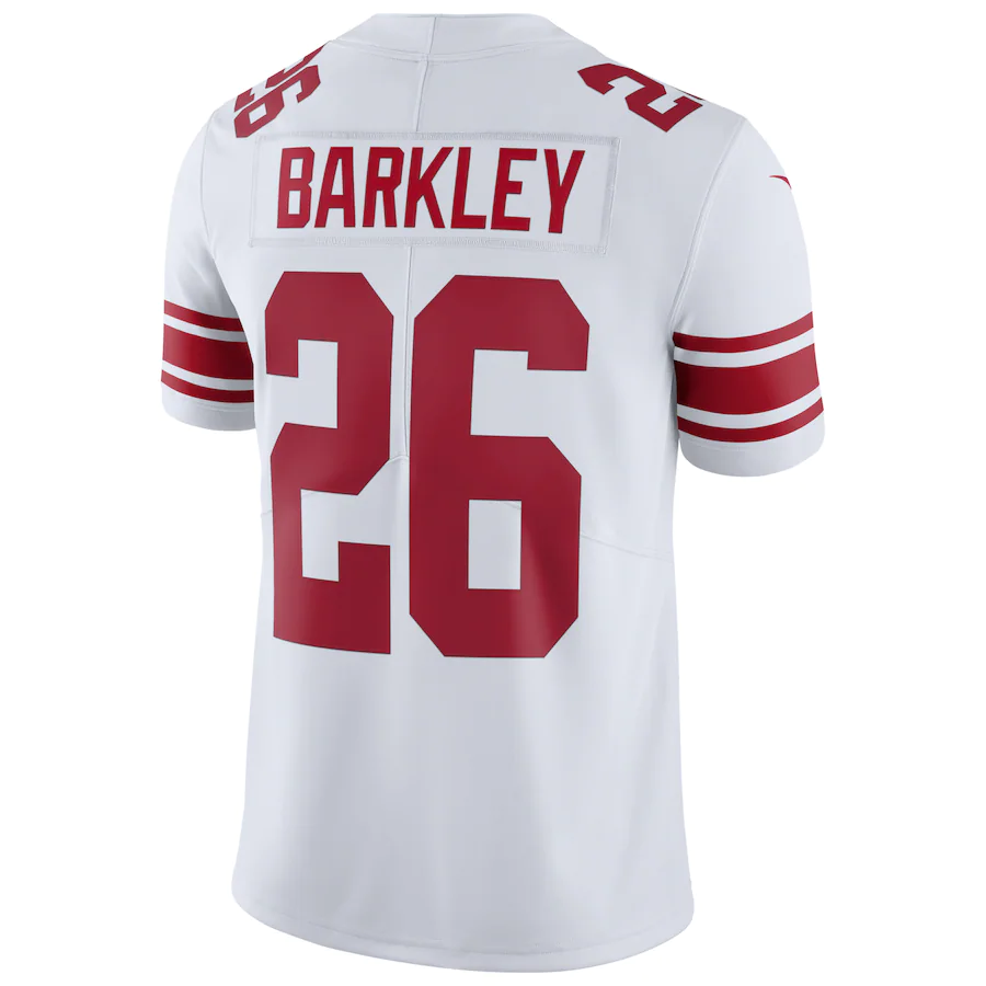 New York Giants Saquon Barkley White Vapor Untouchable Limited Jersey