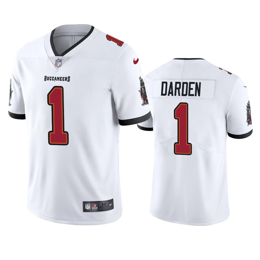 Men's Tampa Bay Buccaneers Jaelon Darden White Vapor Limited Jersey