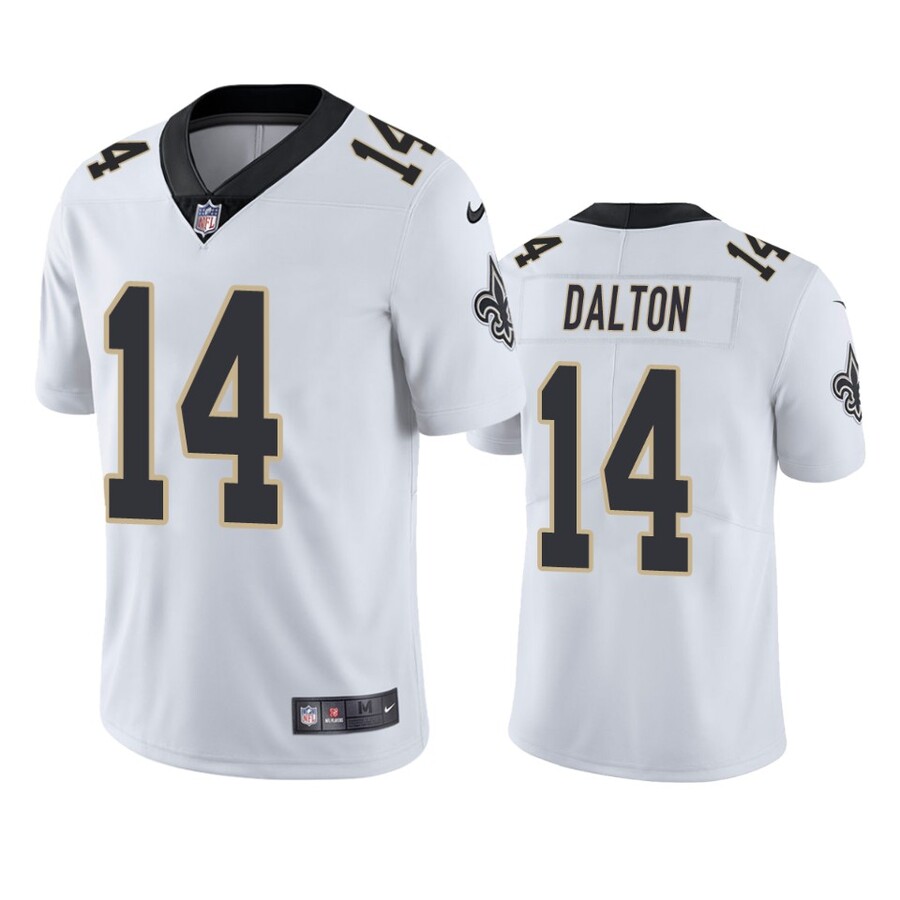 Men's New Orleans Saints Andy Dalton White Vapor Limited Jersey