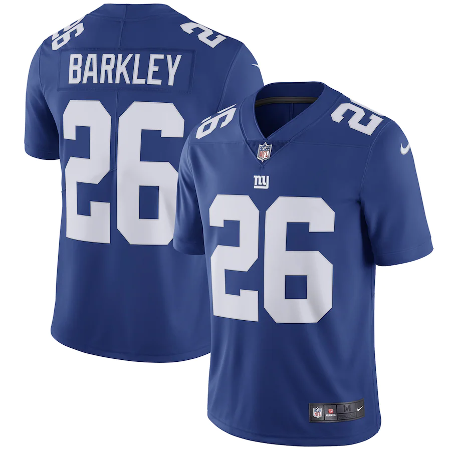 New York Giants Saquon Barkley Royal Vapor Untouchable Limited Jersey