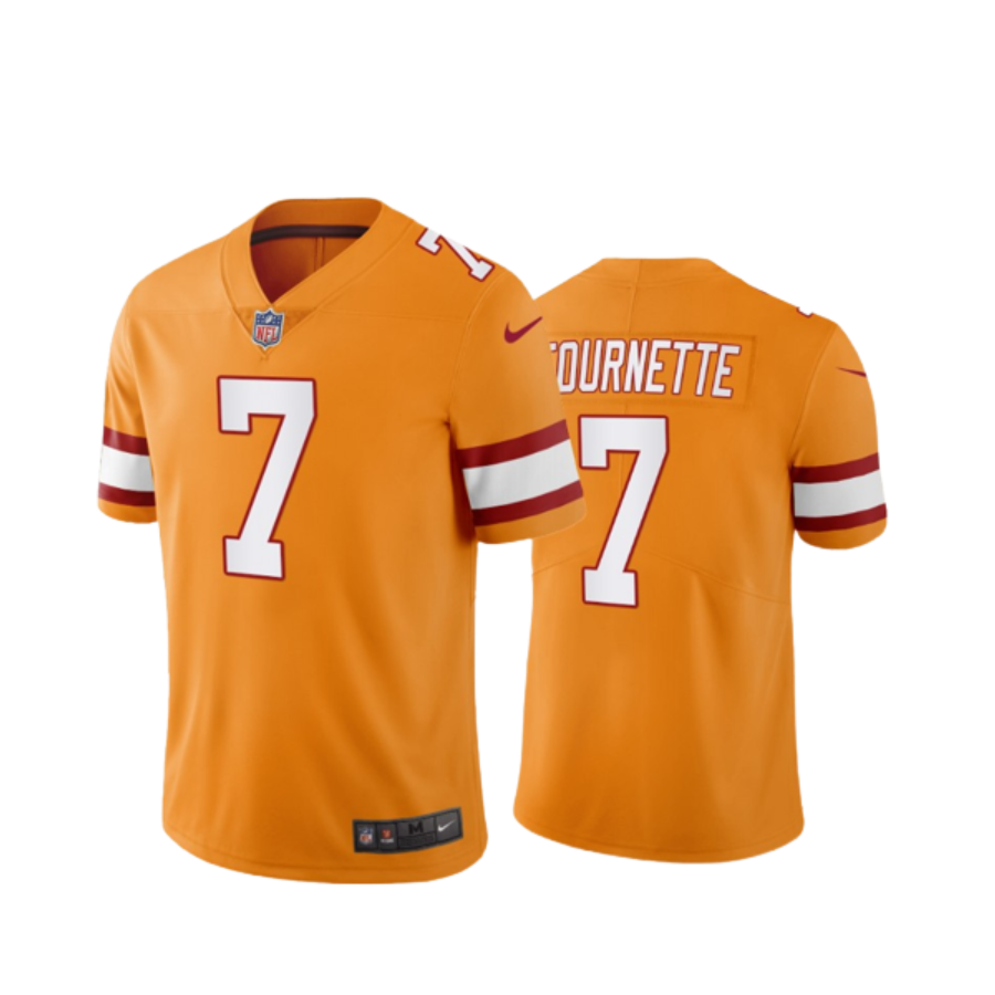 Men's Tampa Bay Buccaneers Leonard Fournette Orange Creamsicle Throwback Stitched Jersey