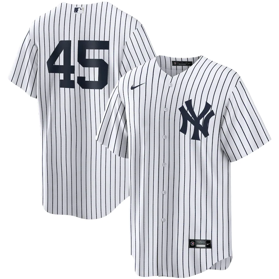 Men's New York Yankees Gerrit Cole White Home Replica Jersey