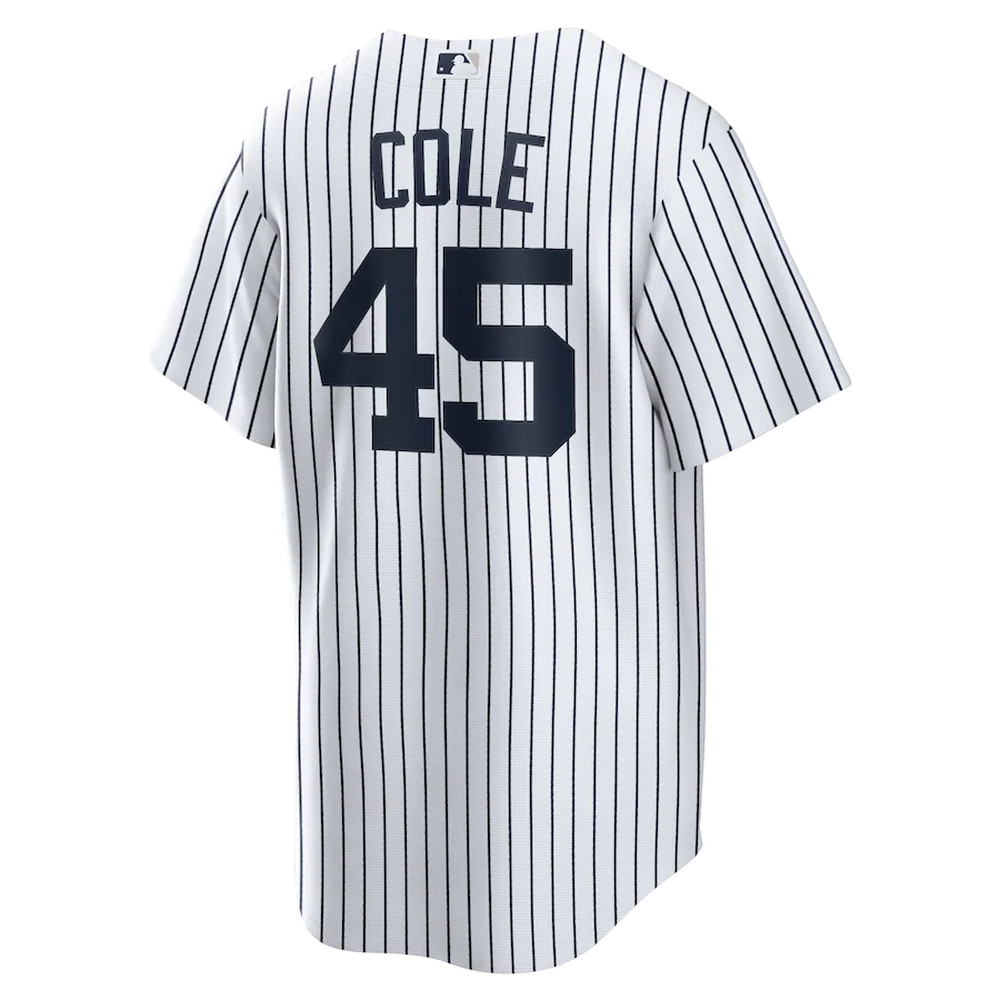 Men's New York Yankees Gerrit Cole White Home Replica Player Name Jersey