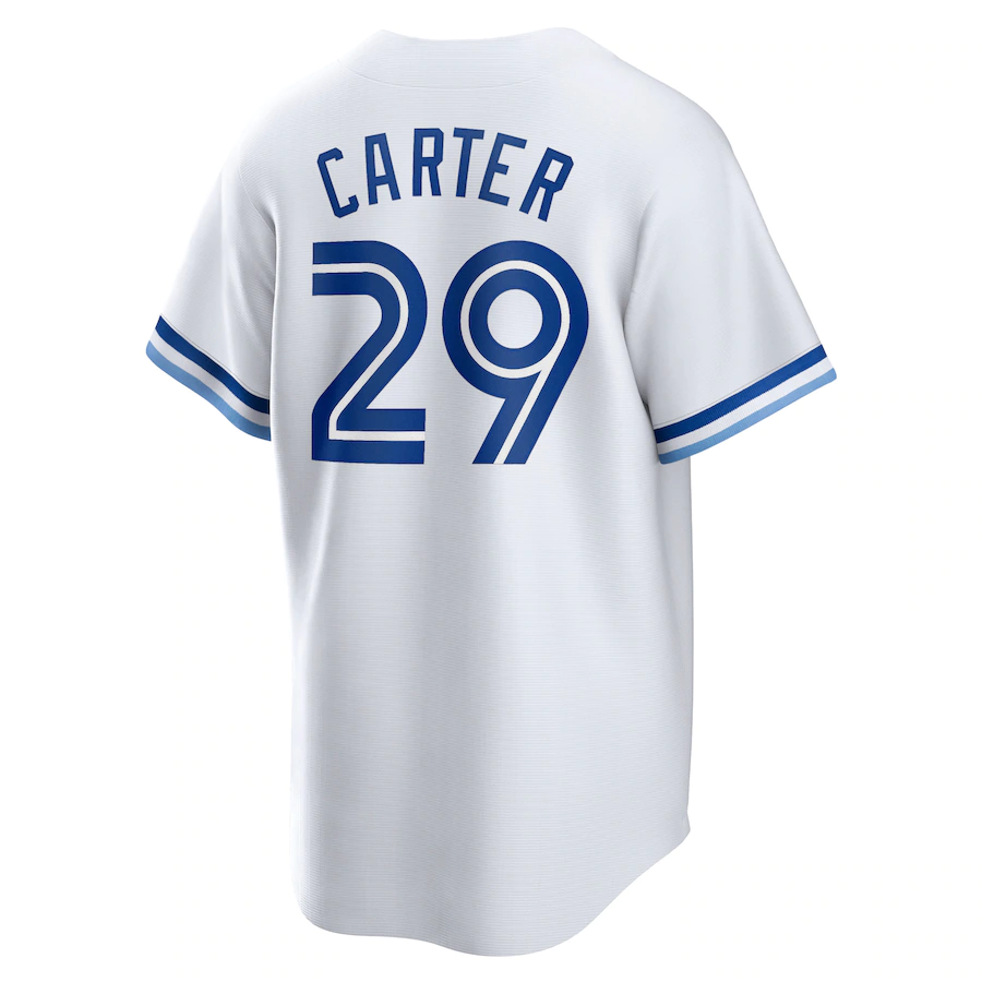 Men's Toronto Blue Jays Joe Carter Home Cooperstown Collection Player Jersey
