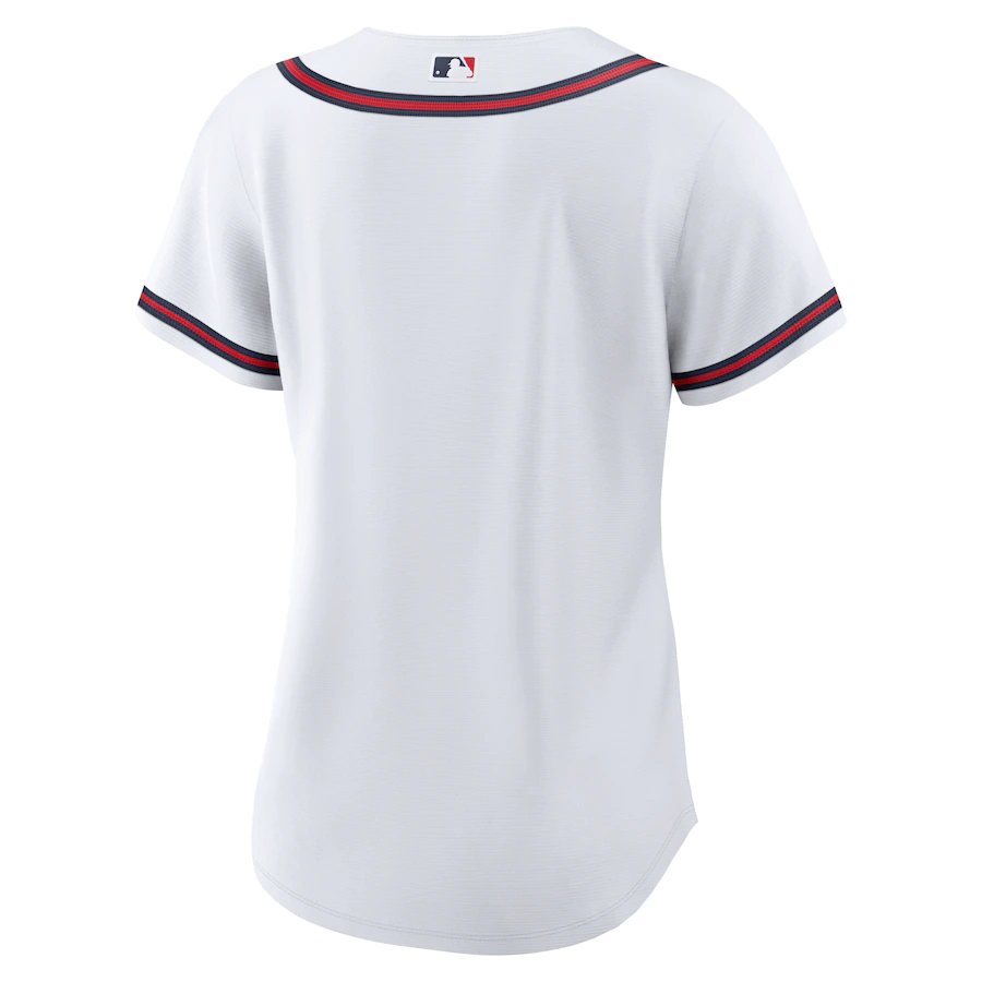 Women's Atlanta Braves White Home Replica Team Jersey