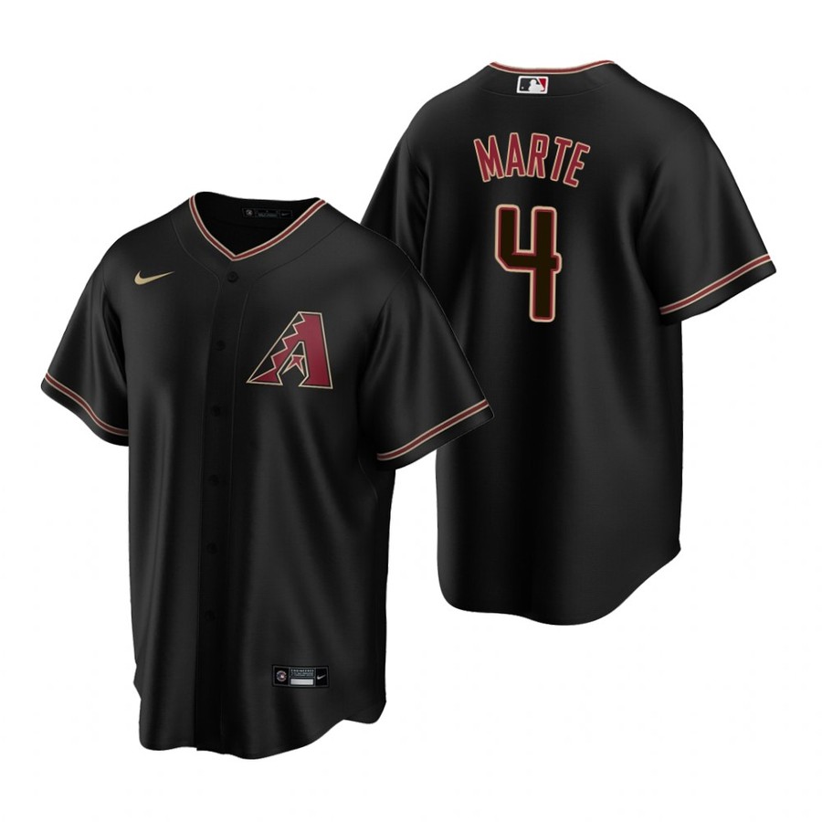 Men's Arizona Diamondbacks Ketel Marte Black Alternate Jersey