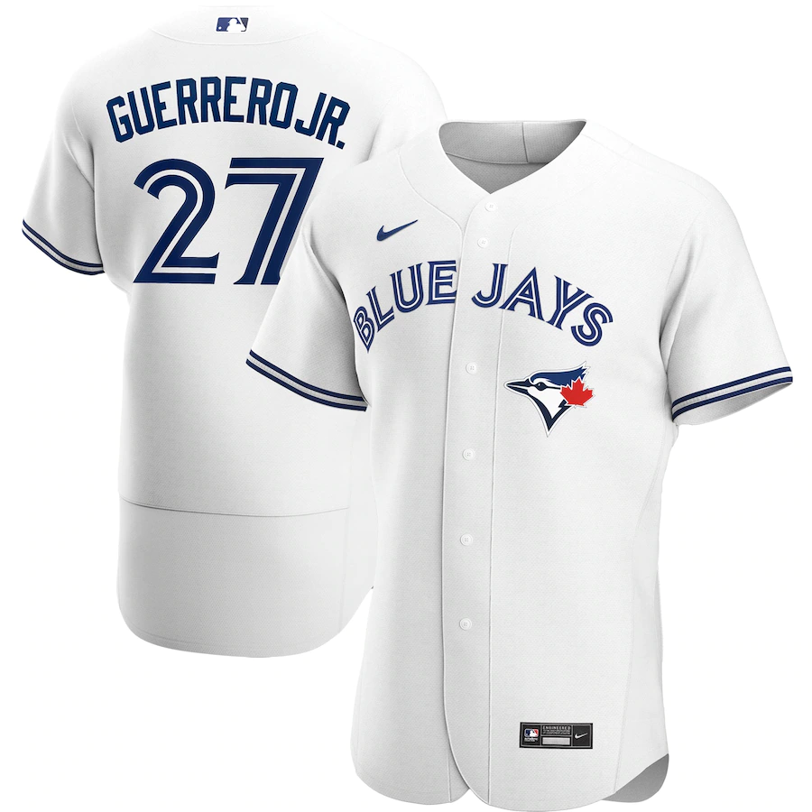 Men's Toronto Blue Jays Vladimir Guerrero Jr. White Home Authentic Player Jersey