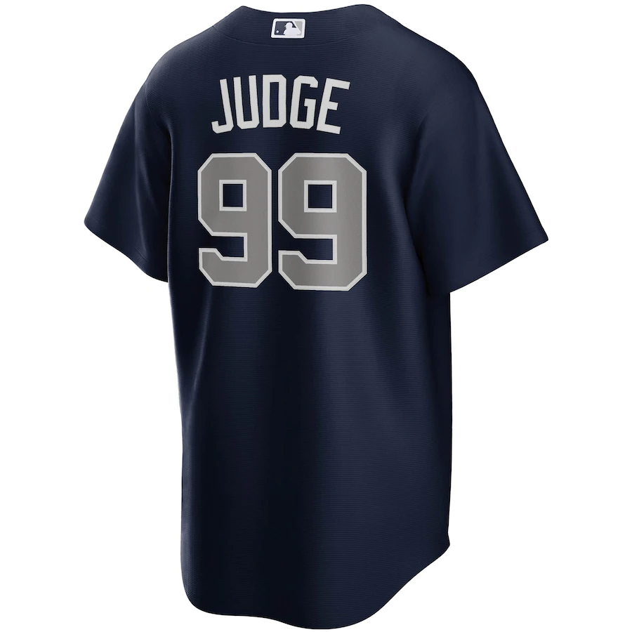 Men's New York Yankees Aaron Judge Navy Alternate Replica Player Name Jersey