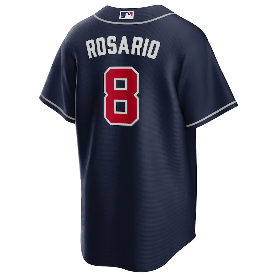 Men's Atlanta Braves Eddie Rosario Navy Alternate Replica Player Jersey
